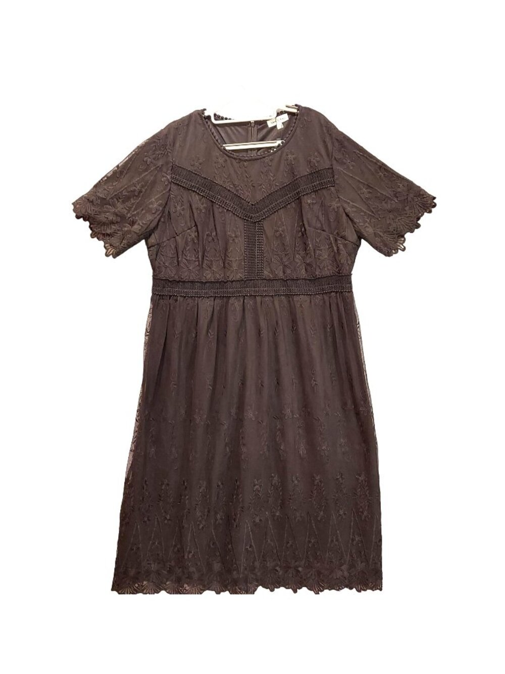 NWT Wren and Ivory dress womens XXXL black Lacy goth dark academia formal grunge